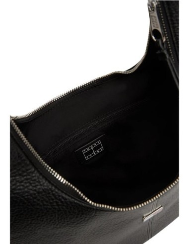 Sac hobo noir Tommy Hilfiger femme