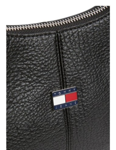 Sac hobo noir Tommy Hilfiger femme