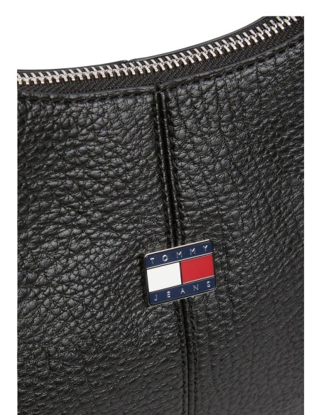 Sac hobo noir Tommy Hilfiger femme