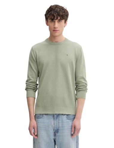 Pull Tommy Hilfiger Jeans vert homme