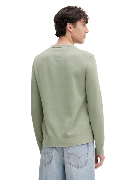 Pull Tommy Hilfiger Jeans vert homme