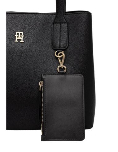 Sac à main noir Tommy Hilfiger femme
