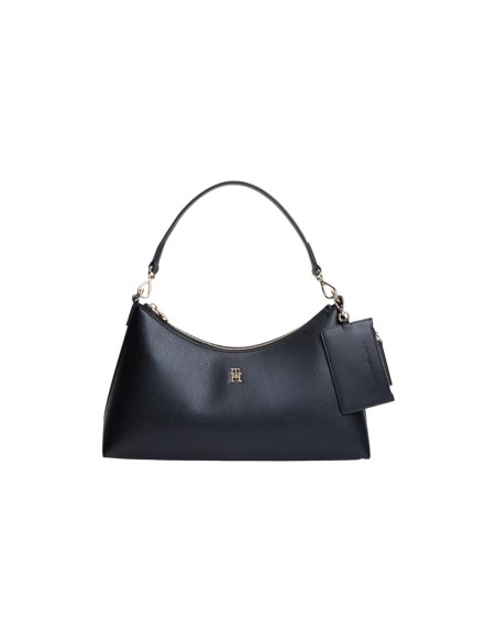 Grand sac épaule noir au style intemporel | Tommy Hilfiger