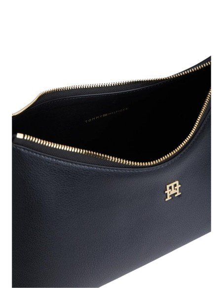 Grand sac épaule noir au style intemporel | Tommy Hilfiger