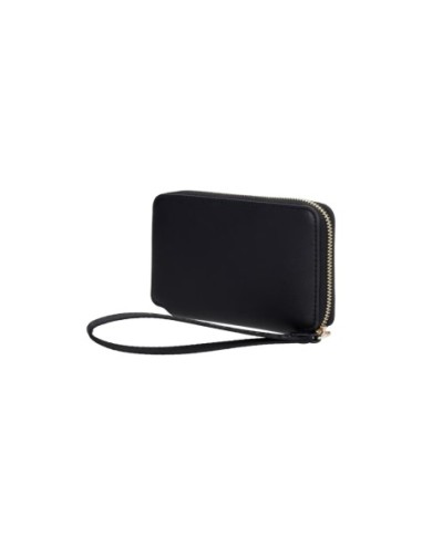 Portefeuille Tommy Hilfiger noir zip élégant
