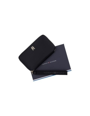Portefeuille femme noir Tommy Hilfiger