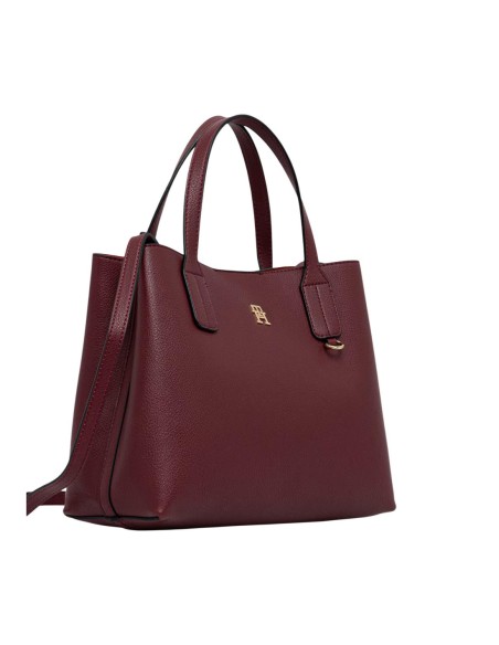 Sac à main bordeaux Tommy Hilfiger femme