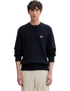 Pull Tommy Hilfiger bleu confort quotidien