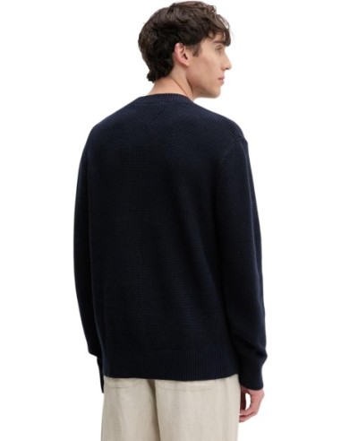 Pull Tommy Hilfiger bleu confort quotidien