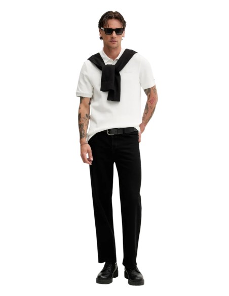 Pull Tommy Hilfiger noir coton essentiel