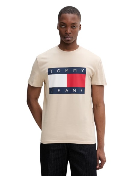 T-Shirt Tommy Hilfiger Beige Homme | ChoixMode