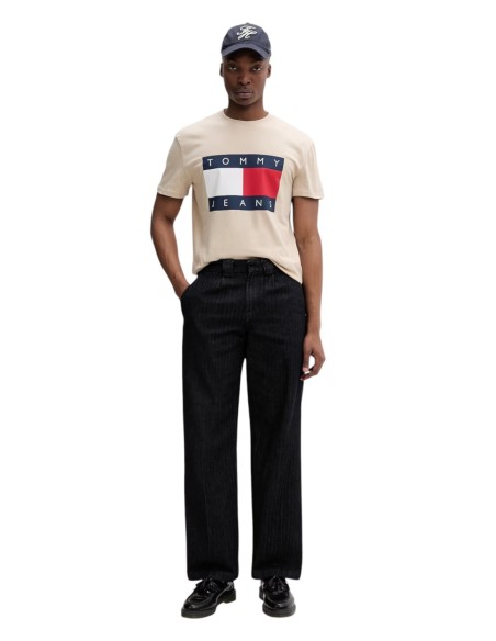 T-Shirt Tommy Hilfiger Beige Homme | ChoixMode