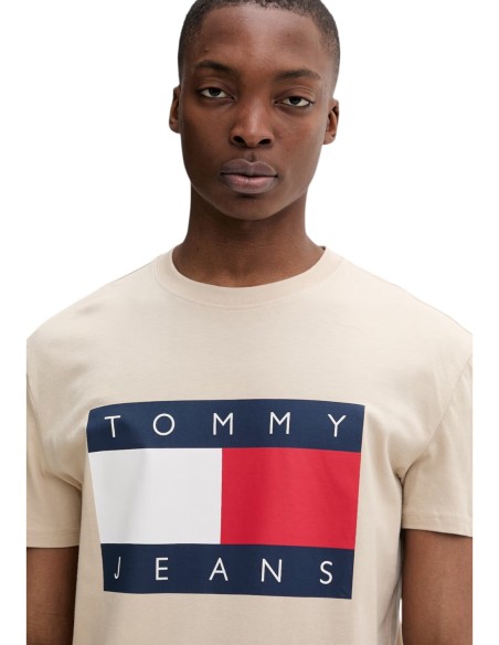 T-Shirt Tommy Hilfiger Beige Homme | ChoixMode