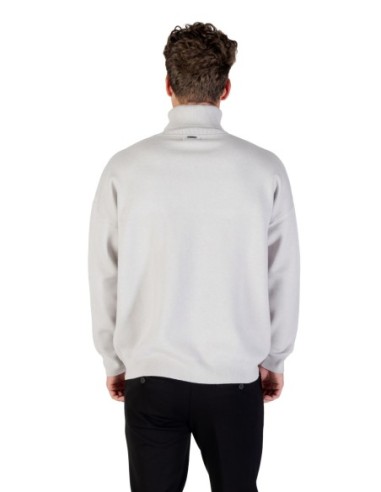 Antony Morato-Pull homme  gris col montant | choixmode.fr