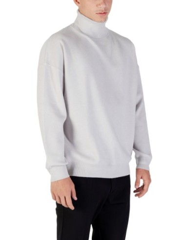 Antony Morato-Pull homme  gris col montant | choixmode.fr