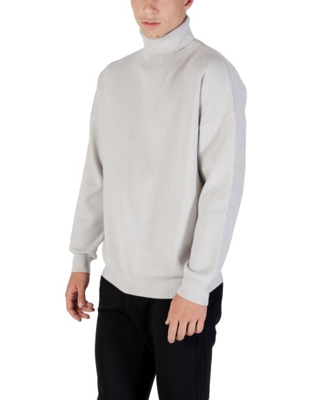Antony Morato-Pull homme  gris col montant | choixmode.fr