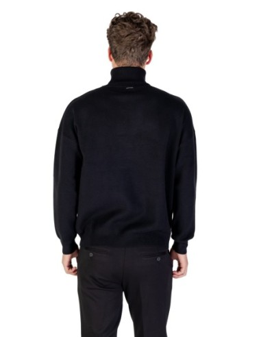 Pull homme Antony Morato noir col montant | choixmode.fr
