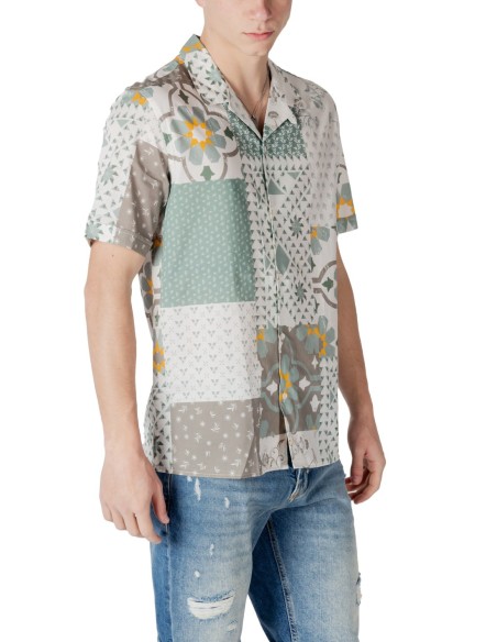 Chemise homme Antony Morato verte imprimée | choixmode.fr