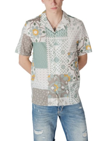 Chemise homme Antony Morato verte imprimée | choixmode.fr