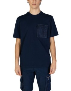 T-shirt homme Antony Morato bleu manches longues | choixmode.fr