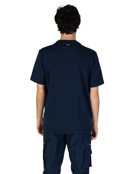 T-shirt homme Antony Morato bleu manches longues | choixmode.fr