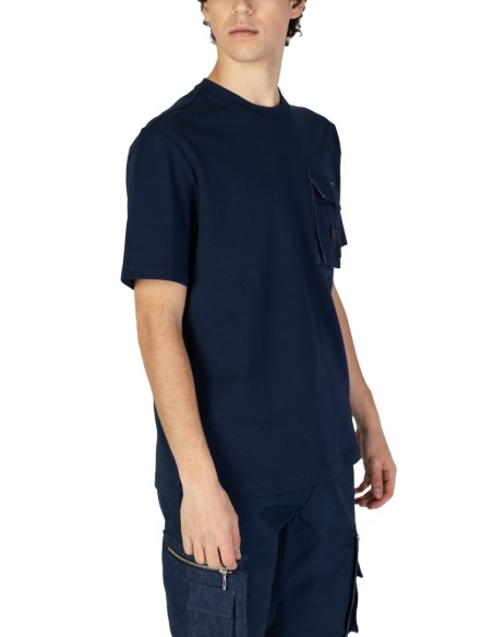 T-shirt homme Antony Morato bleu manches longues | choixmode.fr