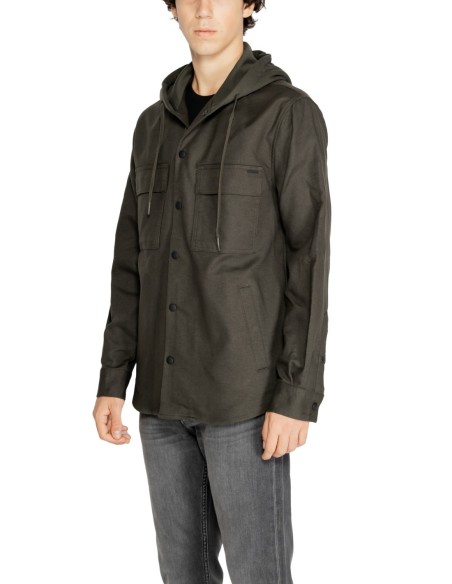 Veste chemise homme Antony Morato verte | choixmode.fr