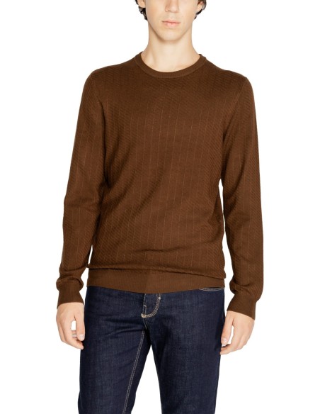 Pull homme Antony Morato marron viscose | choixmode.fr