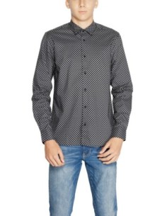 Chemise homme Antony Morato grise géométrique | choixmode.fr
