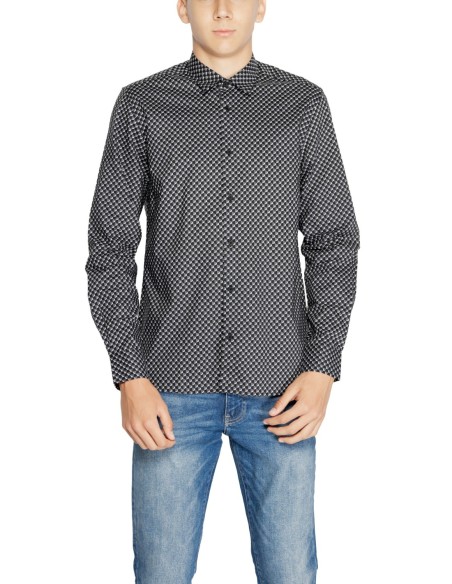 Chemise homme Antony Morato grise géométrique | choixmode.fr