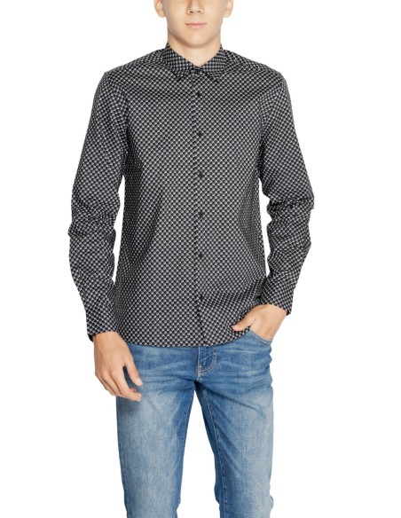 Chemise homme Antony Morato grise géométrique | choixmode.fr
