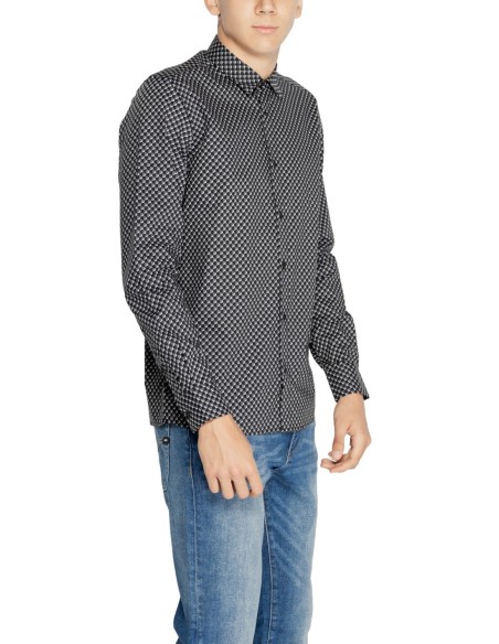 Chemise homme Antony Morato grise géométrique | choixmode.fr