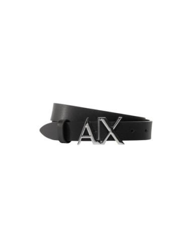 Ceinture femme Armani Exchange noire cuir | choixmode.fr