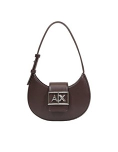 Mini sac femme Armani Exchange marron zippé | choixmode.fr