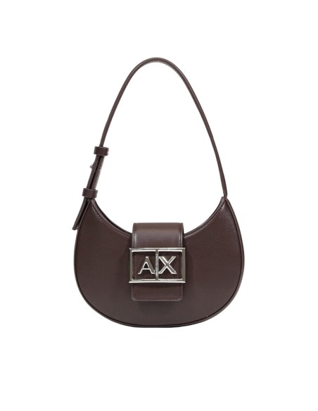 Mini sac femme Armani Exchange marron zippé | choixmode.fr