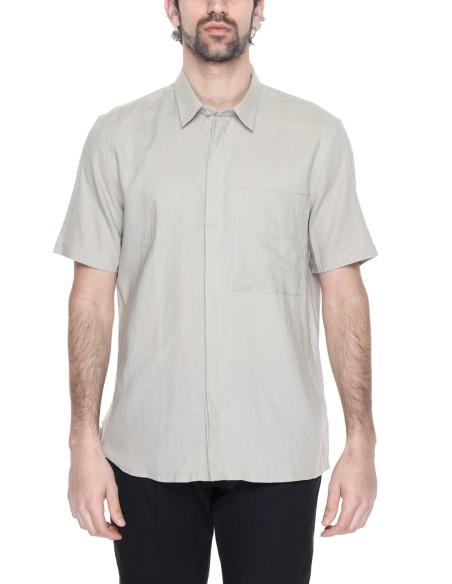 Chemise homme Antony Morato beige lin | choixmode.fr