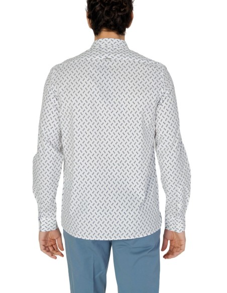 Chemise homme Antony Morato blanche géométrique | choixmode.fr