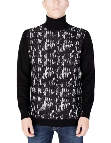 Pull homme Antony Morato noir imprimé | choixmode.fr