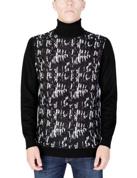 Pull homme Antony Morato noir imprimé | choixmode.fr