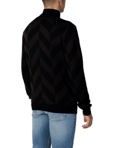 Pull homme Antony Morato marron géométrique | choixmode.fr