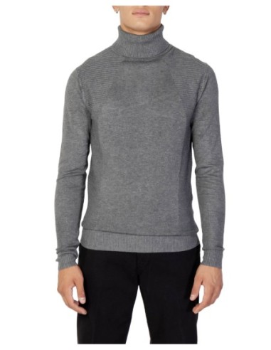 Pull homme Antony Morato gris col montant | choixmode.fr