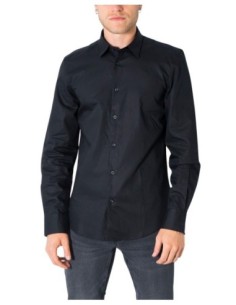 Chemise homme Antony Morato noire en coton | choixmode.fr