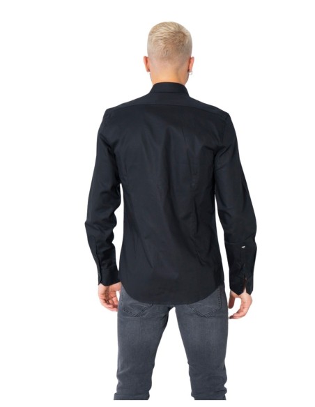 Chemise homme Antony Morato noire en coton | choixmode.fr