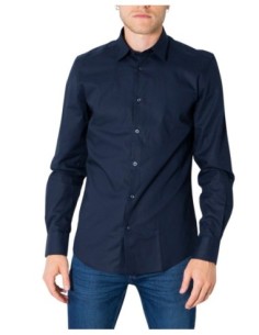 Chemise homme Antony Morato bleue en coton | choixmode.fr