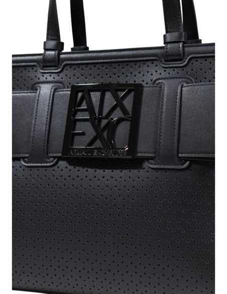 Sac bowling femme Armani Exchange noir | choixmode.fr