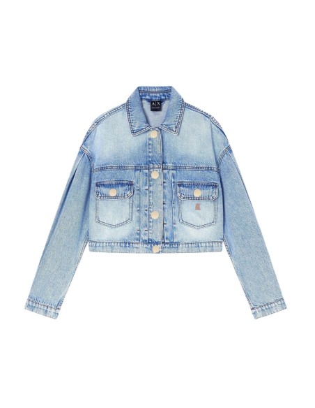 Veste femme Armani Exchange bleu azur | choixmode.fr