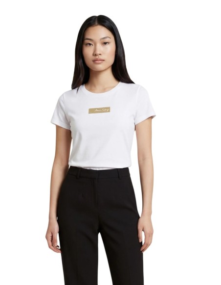 T-shirt femme Armani Exchange blanc | choixmode.fr