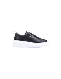 Baskets femme Armani Exchange noires en cuir | choixmode.fr
