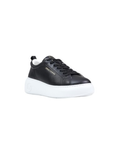 Baskets femme Armani Exchange noires en cuir | choixmode.fr