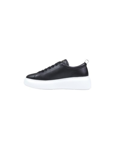 Baskets femme Armani Exchange noires en cuir | choixmode.fr